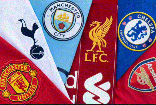 Logo des équipes du Top 6 de la Premier League