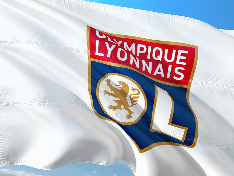 Drapeau de l’Olympique Lyonnais